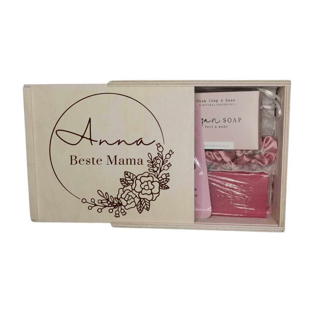 Beauty Geschenkbox in rosa oder beige für die beste Freundin, Arbeitskollegin, Mama, Oma