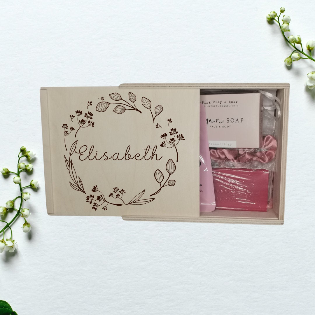 Beauty Geschenkbox in rosa oder beige für die beste Freundin, Arbeitskollegin, Mama, Oma