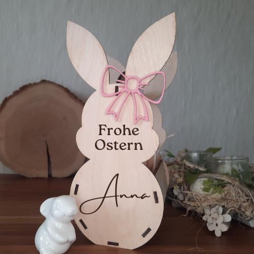Benutzerdefinierte Osterkörbchen in Hasenform, Ostern, Kinder, Frühling, Osternest, Deko, Junge, Mädchen