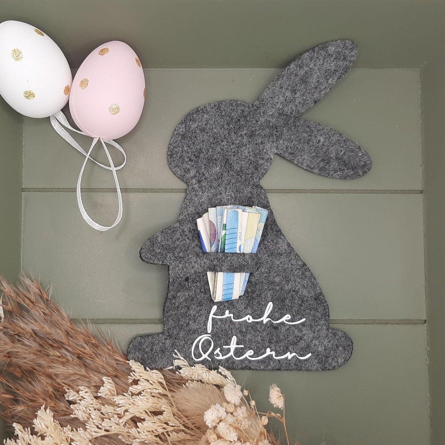Osterhase-Geldgeschenkverpackung, Ostern, Kinder, Frühling, Osternest, Deko, Junge, Mädchen, Mama, Papa, für Groß und Klein