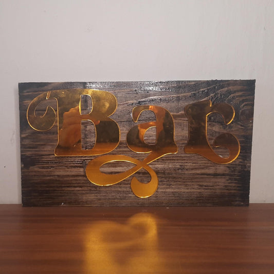 Benutzerdefiniertes Alkohol Schild, Holz , Holz Wandkunst, rustikal, personalisiertes Geschenk für Hochzeit, Einzug, Bar, Geburtstag, retro