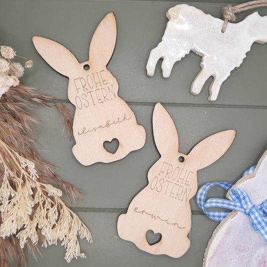 Benutzerdefinierte Osteranhänger,Hase, Ostern, Frühling, Osternest, Deko, Junge, Mädchen, Geschenkanhänger