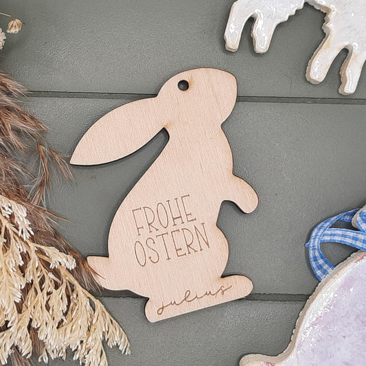 Benutzerdefinierte Osteranhänger,Hase, Ostern, Frühling, Osternest, Deko, Junge, Mädchen, Geschenkanhänger