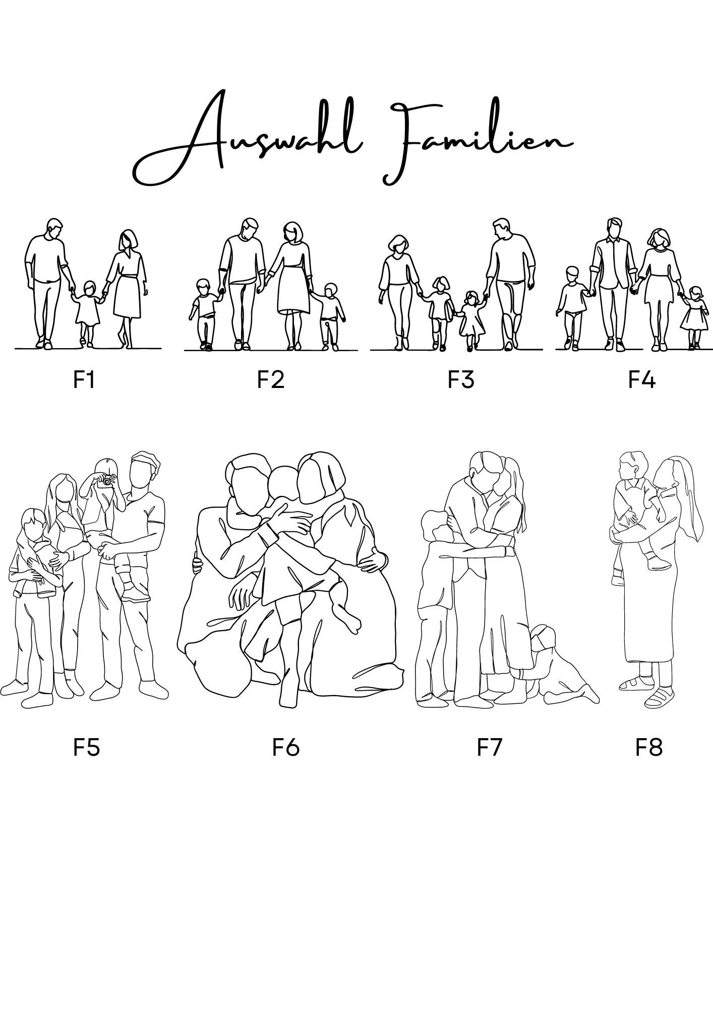 Personalisierte Naturholzscheibe für Familien, als einzigartige Deko oder als Hausschild, für Mama, Papa, Oma, aus Kiefernholz