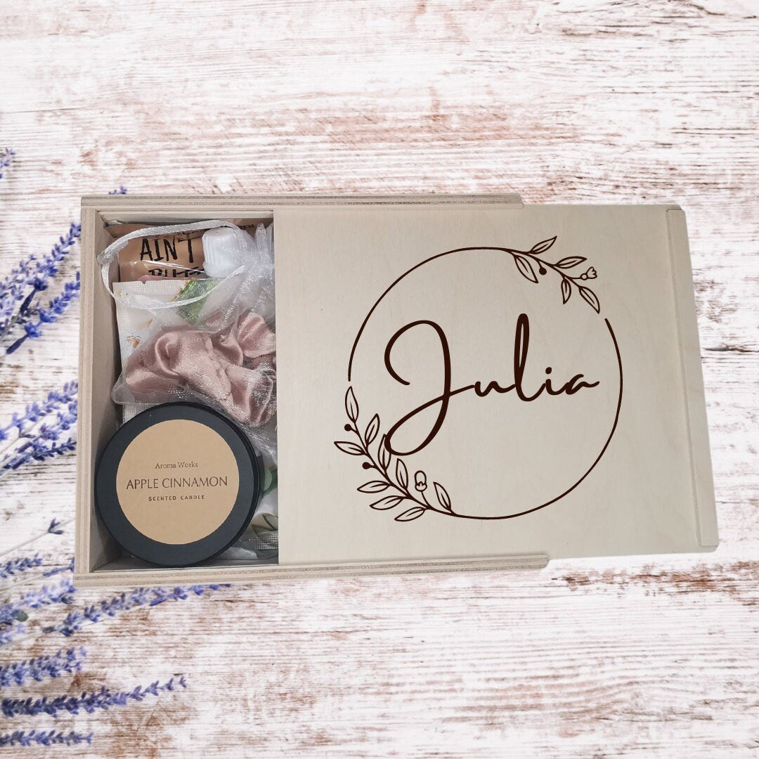 Beauty Geschenkbox in beige oder rosa für die beste Freundin, Arbeitskollegin, Mama, Oma