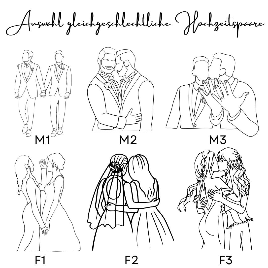 Personalisierte Naturholzscheibe aus Kiefernholz für Hochzeit, Geburtstag, für Paare zu Weihnachten, Gleichgeschlechtliche Ehepaare