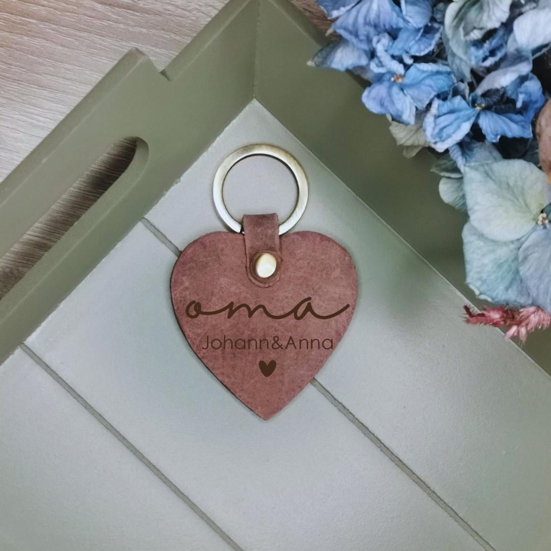 Schlüsselanhänger aus echten Leder, Pärchen, Mama, Papa, Oma, Opa, Muttertag, Vatertag, Geburtstag, Beste Freundin, Geschenkideen